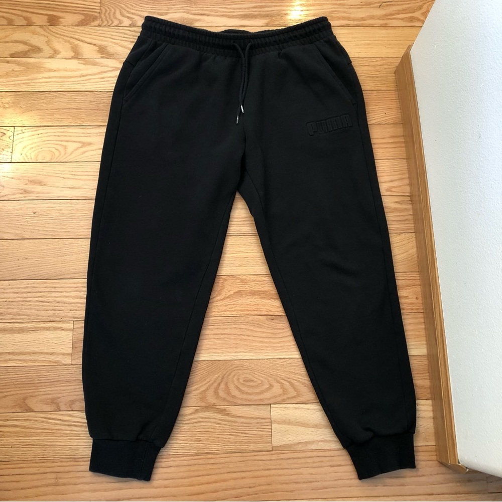 PUMA Men’s Fleece Jogger pants Sweatpants Large Black